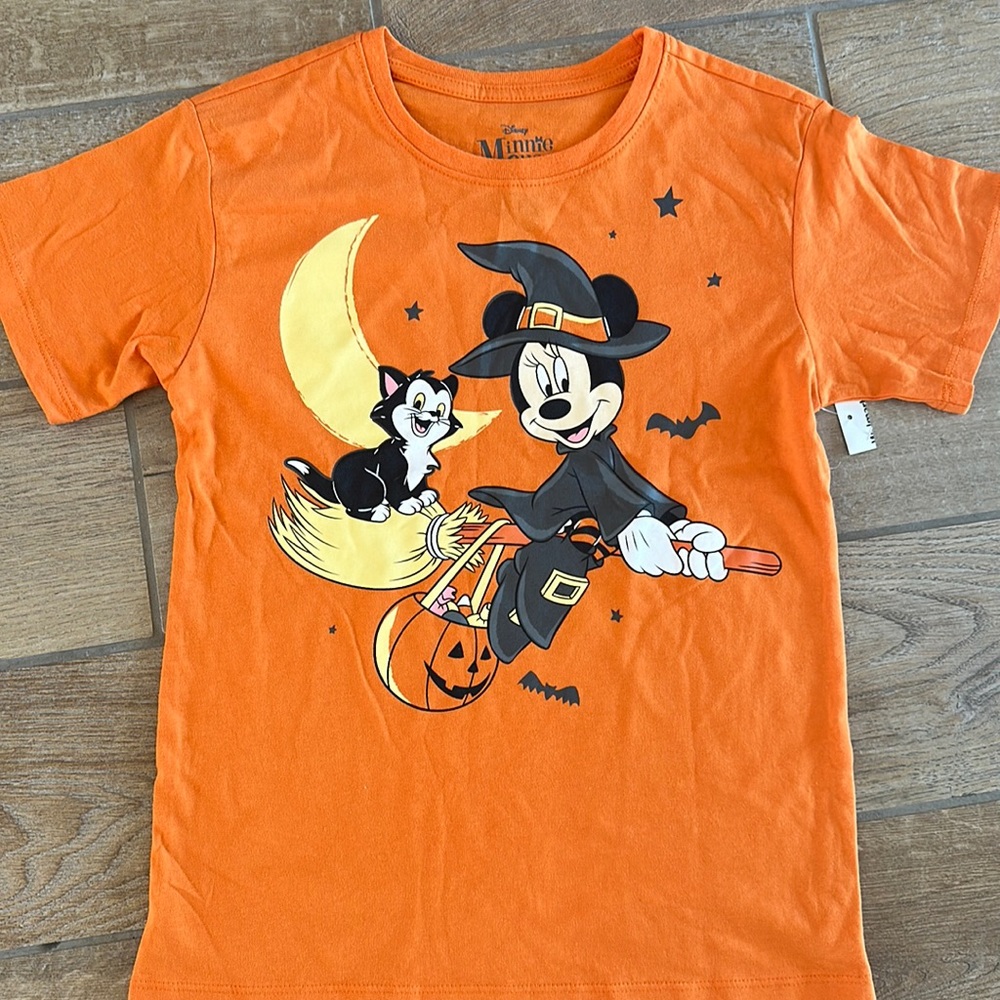 Disney Minnie Mouse Halloween shirt. New with tag girls M 7-8
